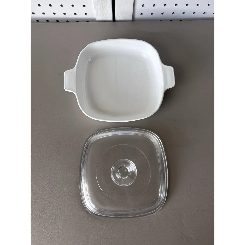 CorningWare Blue Cornflower P-7-B Casserole Dish 7-inch Vintage with Lid A-7-C